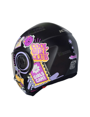 Casco para niños Talla XS ICH 3110 Fucsia