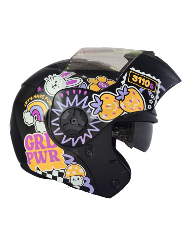 Casco para niños Talla XS ICH 3110 Fucsia