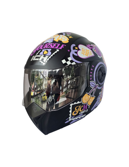 Casco para niños Talla XS ICH 3110 Fucsia