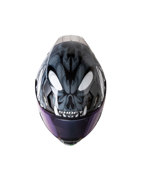 Casco Integral Shaft 562R Toxic Gris Brillo