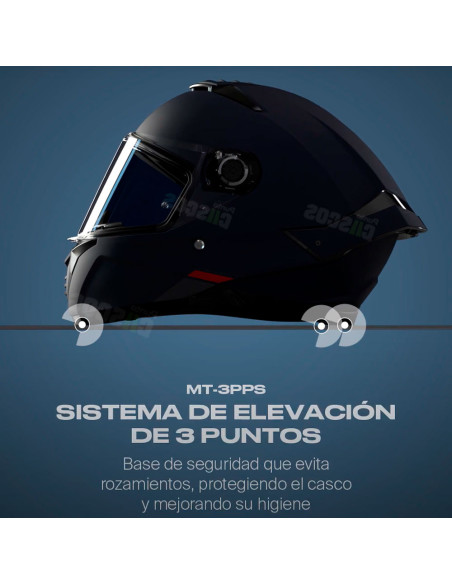 Casco integral MT Thunder 4 Luminance Gris Mate