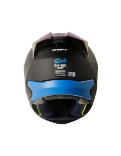 Casco Integral Shaft 560 Negro Azul Mate 2