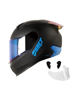 Casco Integral Shaft 560 Negro Azul Mate