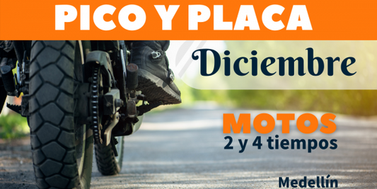 Pico y Placa Motos Diciembre 2021