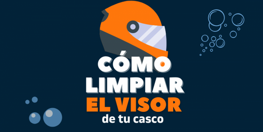 Cómo limpiar el visor de tu casco