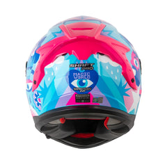 Casco Integral Shaft Pro 610 Doble Visor Magic World Azul