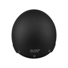 Casco Abierto MT Lemans 2 SV Custom Negro Mate | Certificación ECE – Estilo Retro