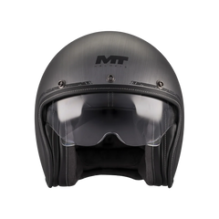 Casco Abierto MT Lemans 2 SV Brushed | Certificación ECE – Estilo Retro