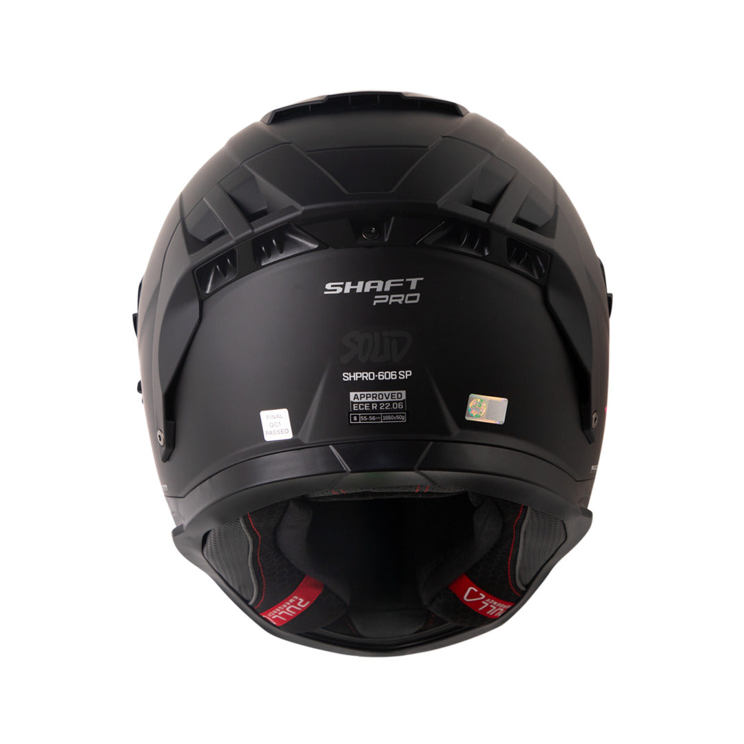 Casco Integral Shaft Pro 606SP Solid Negro