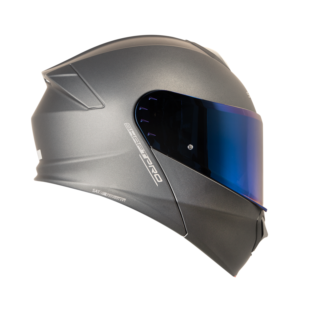 Casco Abatible Shaft Pro 4000 Gris Mate