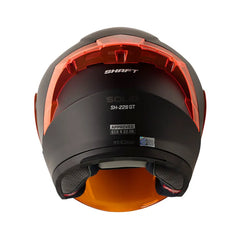 Casco Abierto  Shaft 226 Negro Solid Naranja
