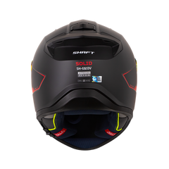Casco Shaft 532DV Solid Negro Rojo