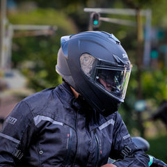 Casco integral SMK Typhoon Sparko Solid Negro + Pinlock 70