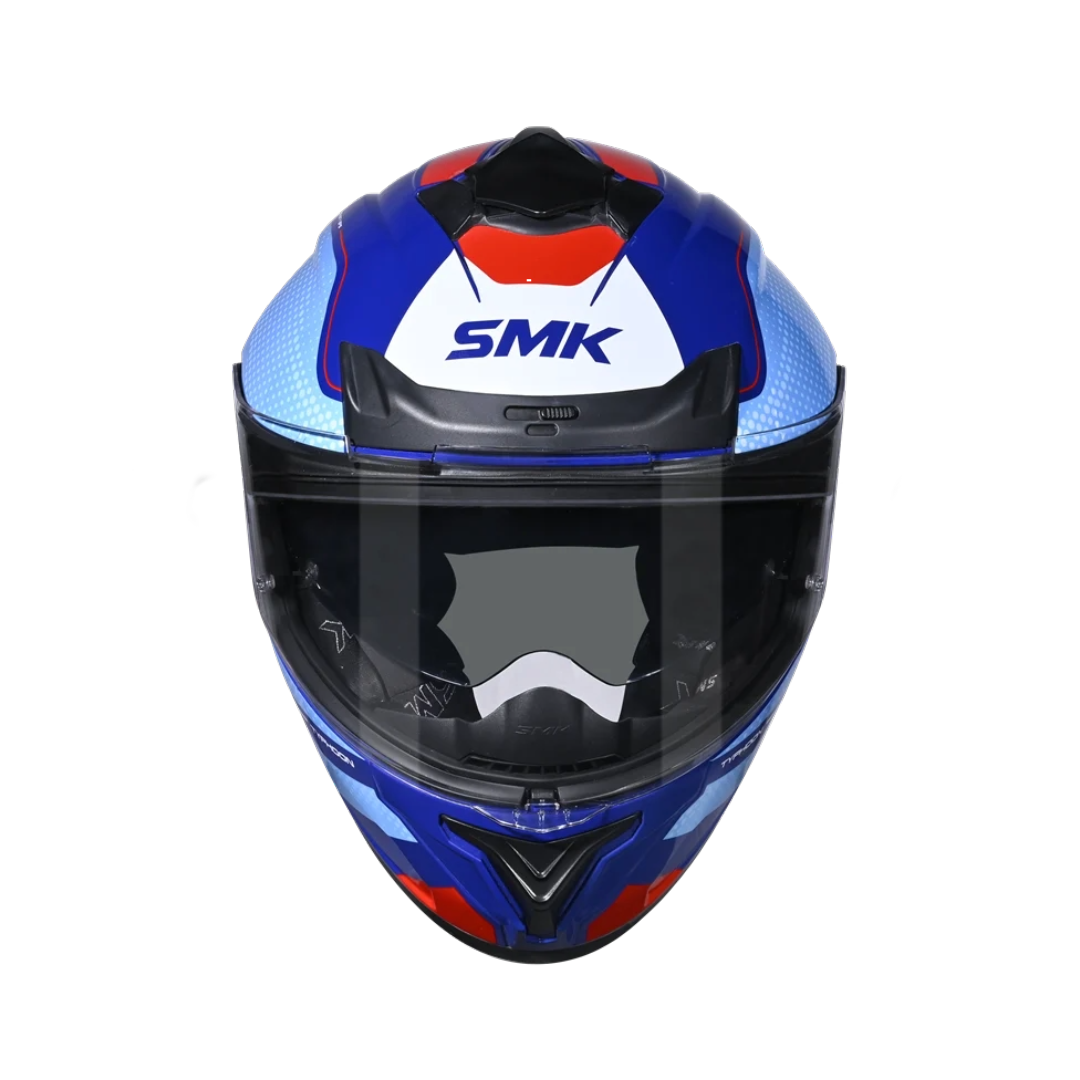 Casco integral SMK Typhoon Mystic Azul
