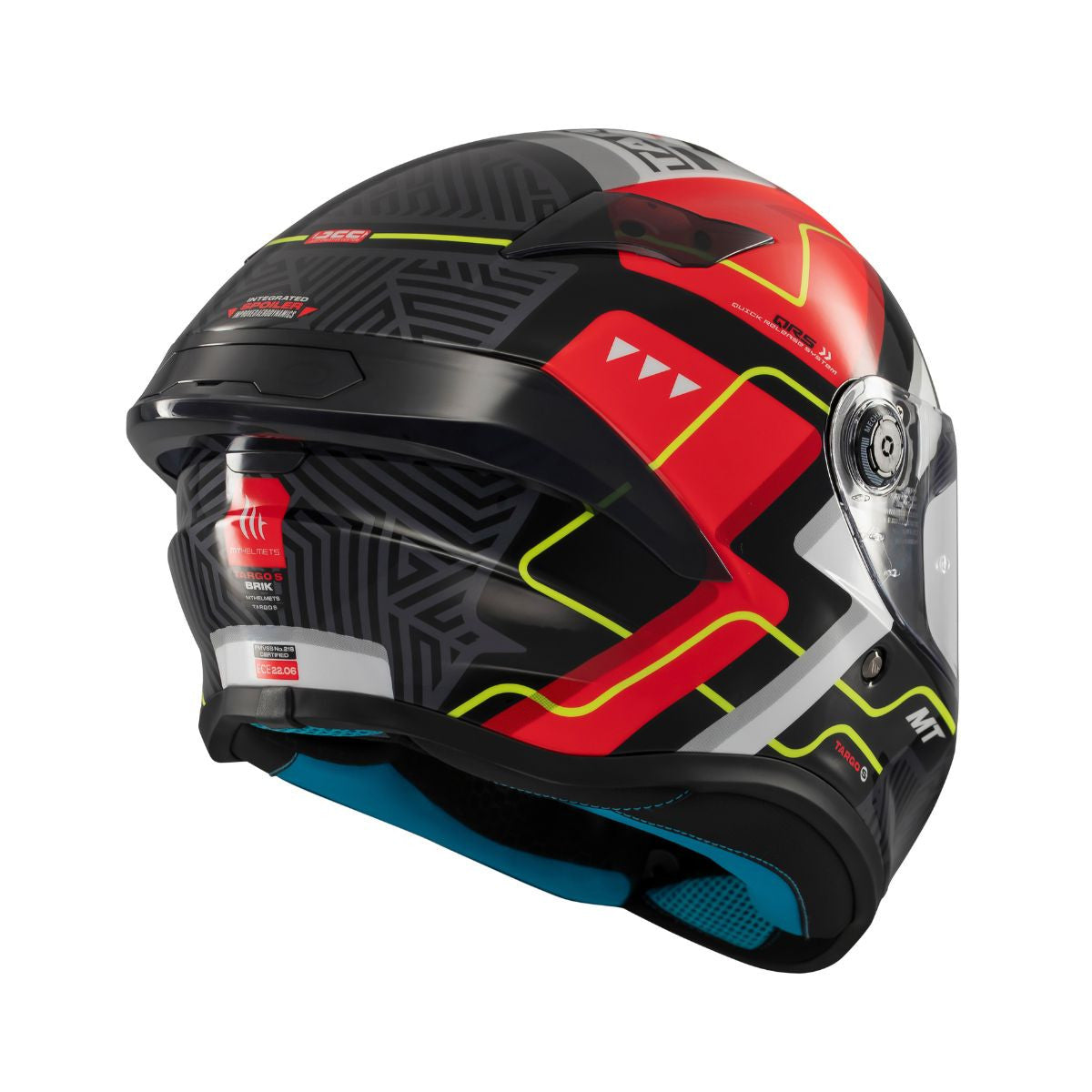 Casco integral MT Targo Briks Rojo