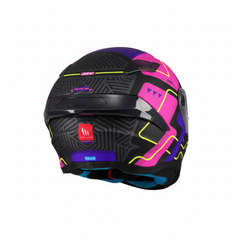 Casco integral MT Targo Briks Fucsia
