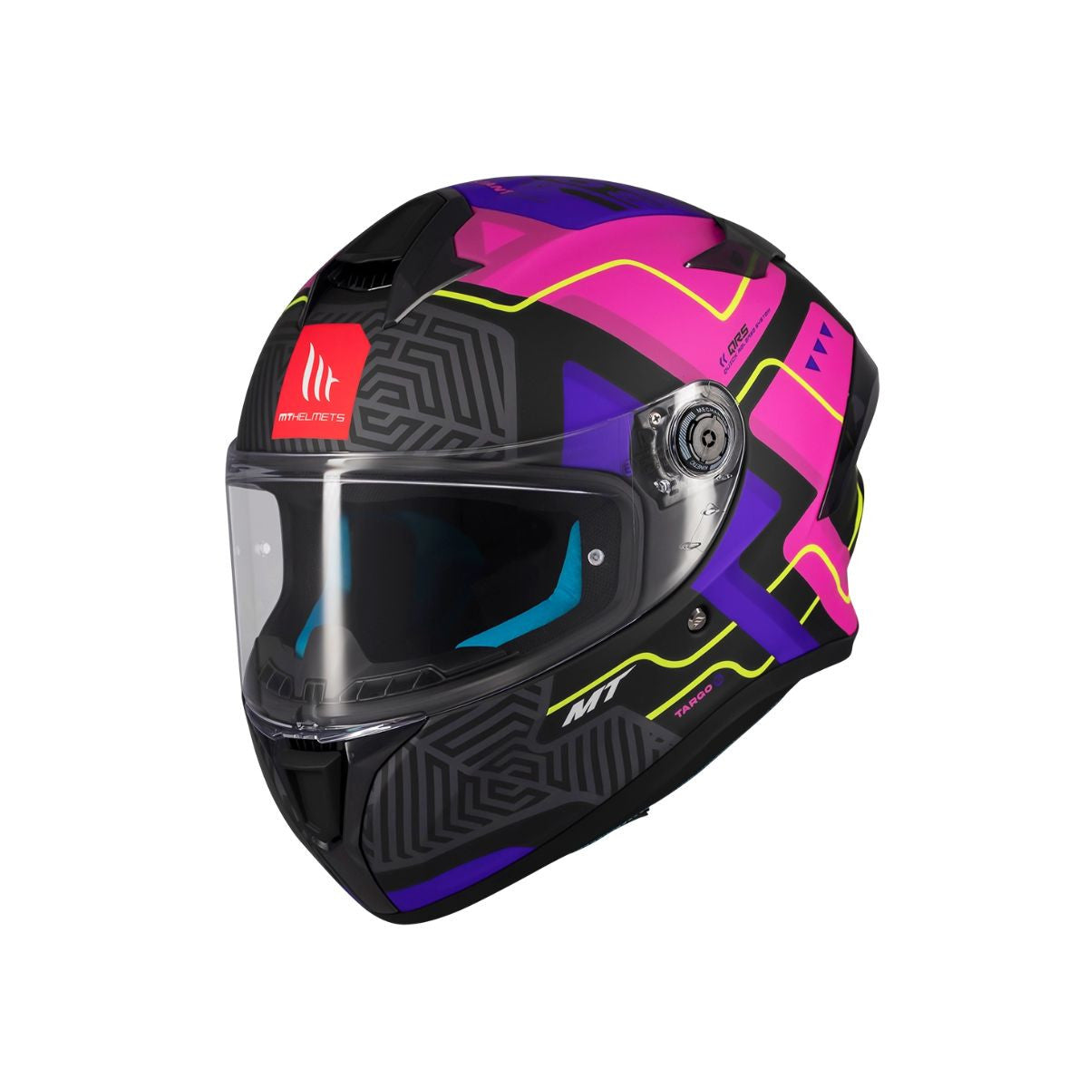Casco integral MT Targo Briks Fucsia