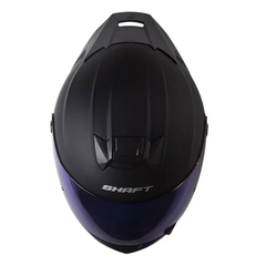 Casco Integral Shaft 502 Solid Negro Amarillo