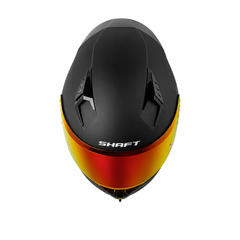 Casco Integral Shaft 526 Solid Negro Rojo