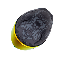 Casco Integral Shaft 558 Raww Negro Gris | Certificación ECE 22.06