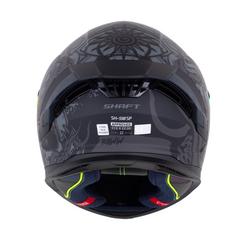 Casco Integral Shaft 558 Raww Negro Gris | Certificación ECE 22.06