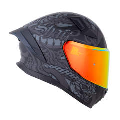 Casco Integral Shaft 558 Raww Negro Gris | Certificación ECE 22.06