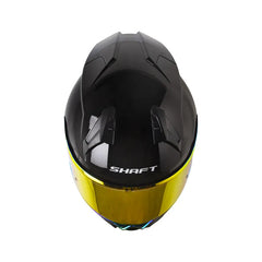 Casco Integral Shaft 560 Solid Negro Gris Brillo Visor Rojo