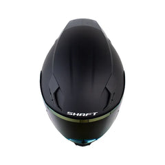 Casco Integral Shaft 562R Solid Negro Dorado