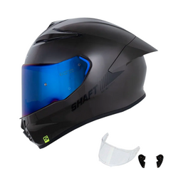 Casco Integral Shaft 584 Solid Gris Brillo