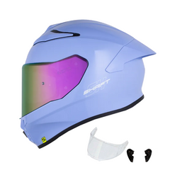 Casco Integral Shaft 584 Solid V2 Azul claro