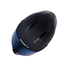 Casco Integral Shaft 596SP Solid Negro Rojo