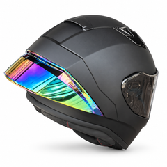 Casco Integral Zeus 826 Alerón iridium + Visor humo