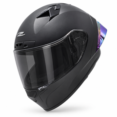Casco Integral Zeus 826 Alerón iridium + Visor humo