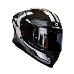 Casco Integral X-Sports Helios ASP N4 Blanco Negro