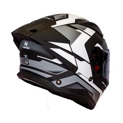 Casco Integral X-Sports Helios ASP N4 Blanco Negro