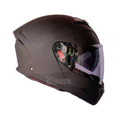 Casco Abatible KNT Trooper Solid Negro Mate