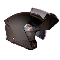 Casco Abatible KNT Trooper Solid Negro Mate