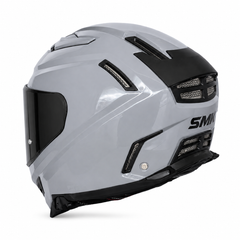 Casco integral SMK Agnar solid gris nardo + visor oscuro