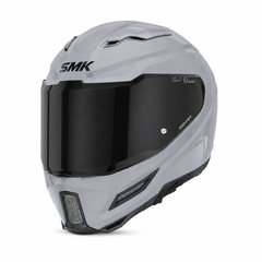 Casco integral SMK Agnar solid gris nardo + visor oscuro