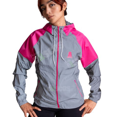 Corta vientos Reflectivo Asphalt Fucsia