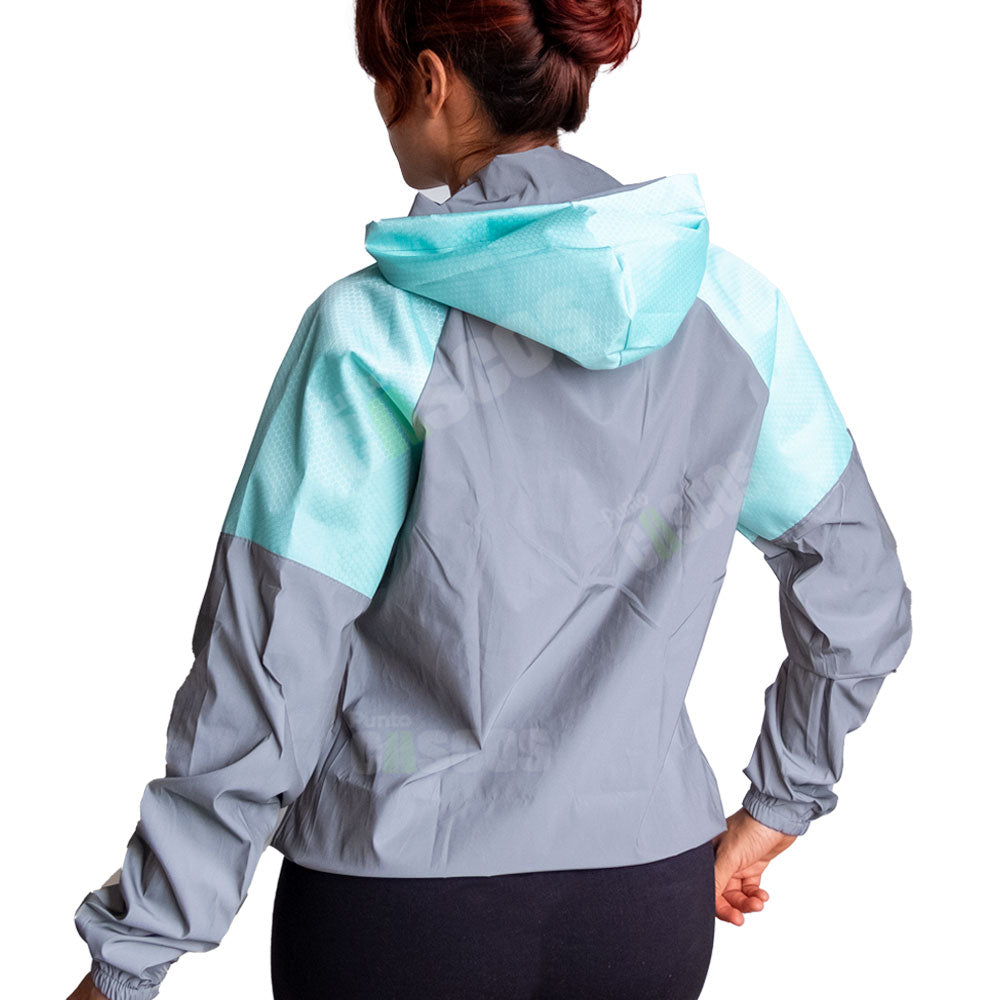 Corta vientos Reflectivo Asphalt Azul Turqueza