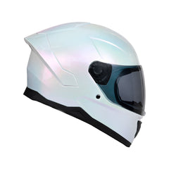 Casco Integral KNT M78 Solid Blanco Camaleón
