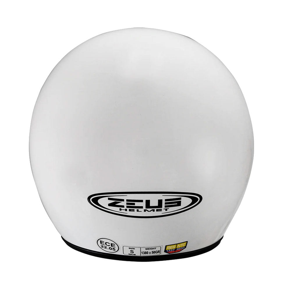 Casco Abierto ZEUS 507 Blanco Brillante