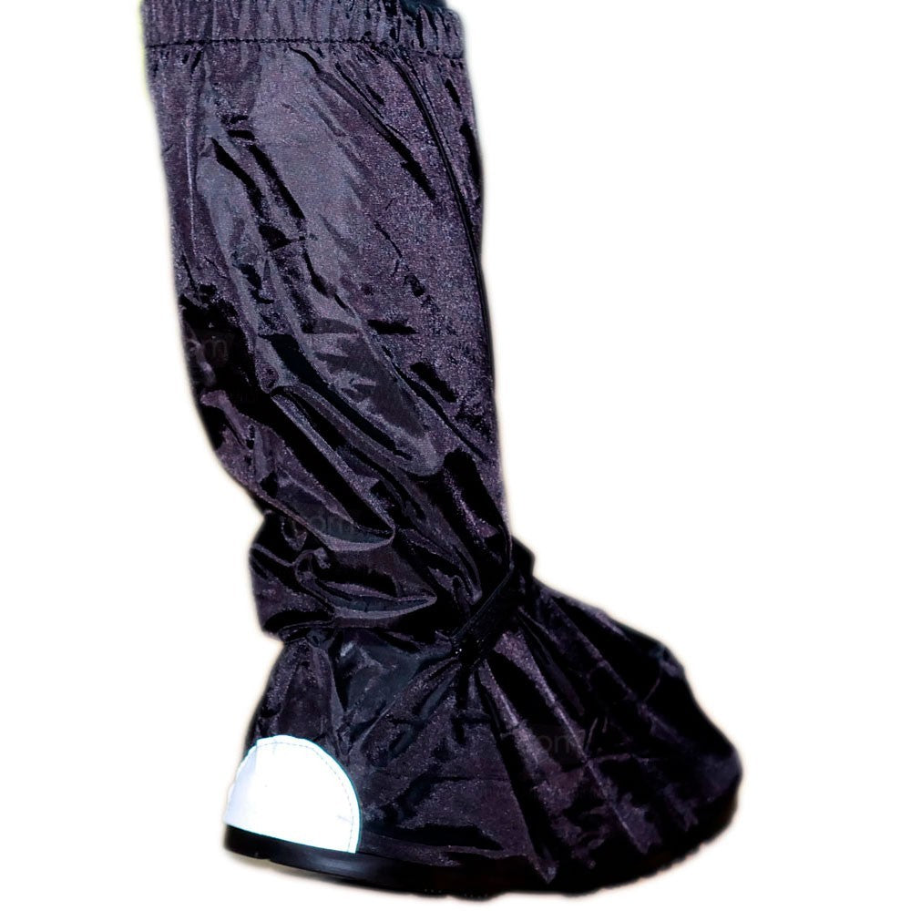 Botas impermeables cubre zapatos Media Caña Lona con suela de caucho