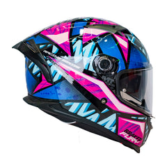 Casco integral MT Braker 2 Fury Fucsia Morado