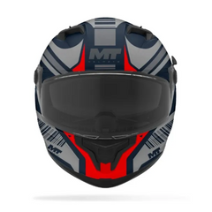 Casco integral MT Braker 2 Cockpit Rojo Azul Navi