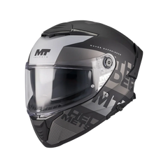 Casco integral MT Thunder 4 Wave Gris Negro