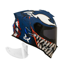 Casco Integral X-Sports V151 Marvel Capitán América Edición Especial
