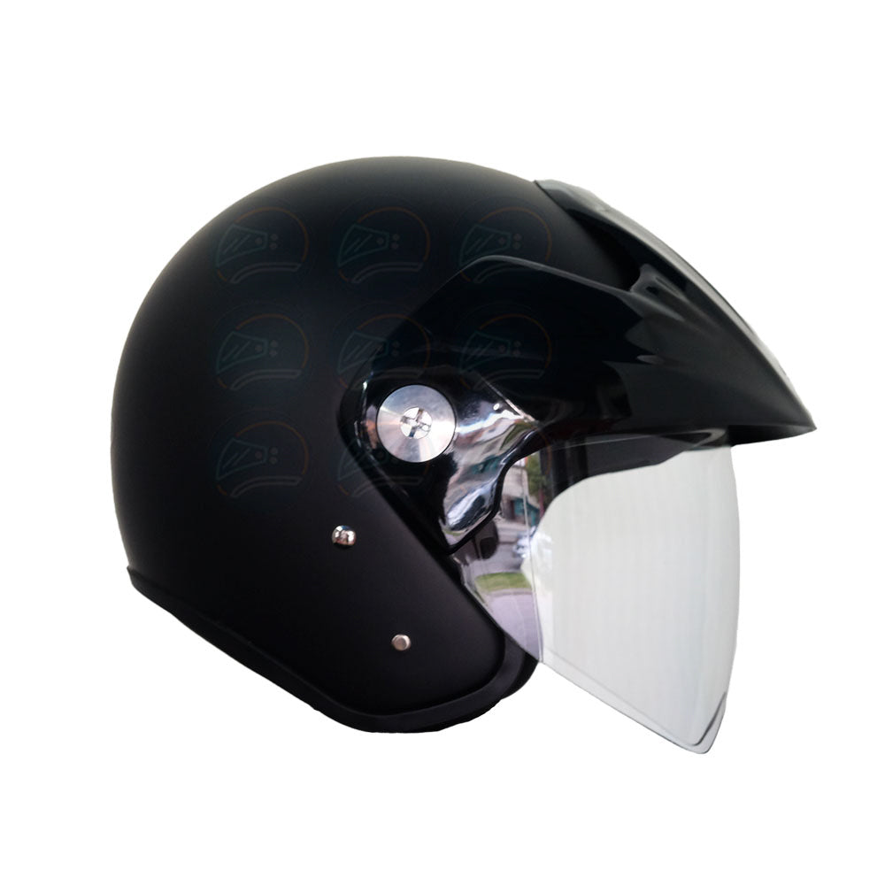 Casco Abierto ZEUS 507 Negro Mate