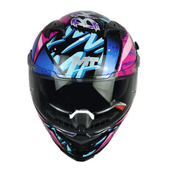 Casco integral MT Braker 2 Fury Fucsia Morado